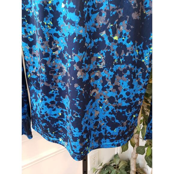 Under Armour Torm Launch 1/2 Zip Run Jacket Men's LG Blue Mock Neck Long Sleeve - Picture 12 of 13